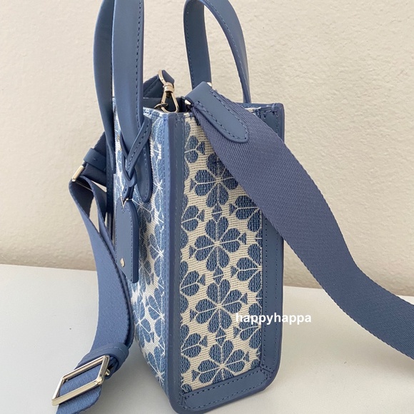 <kate spade> ♠️ spade flower jacquard manhattan mini crossbody/NWT - Picture 2 of 7
